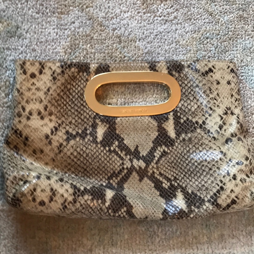 Michael Kors clutch- leather